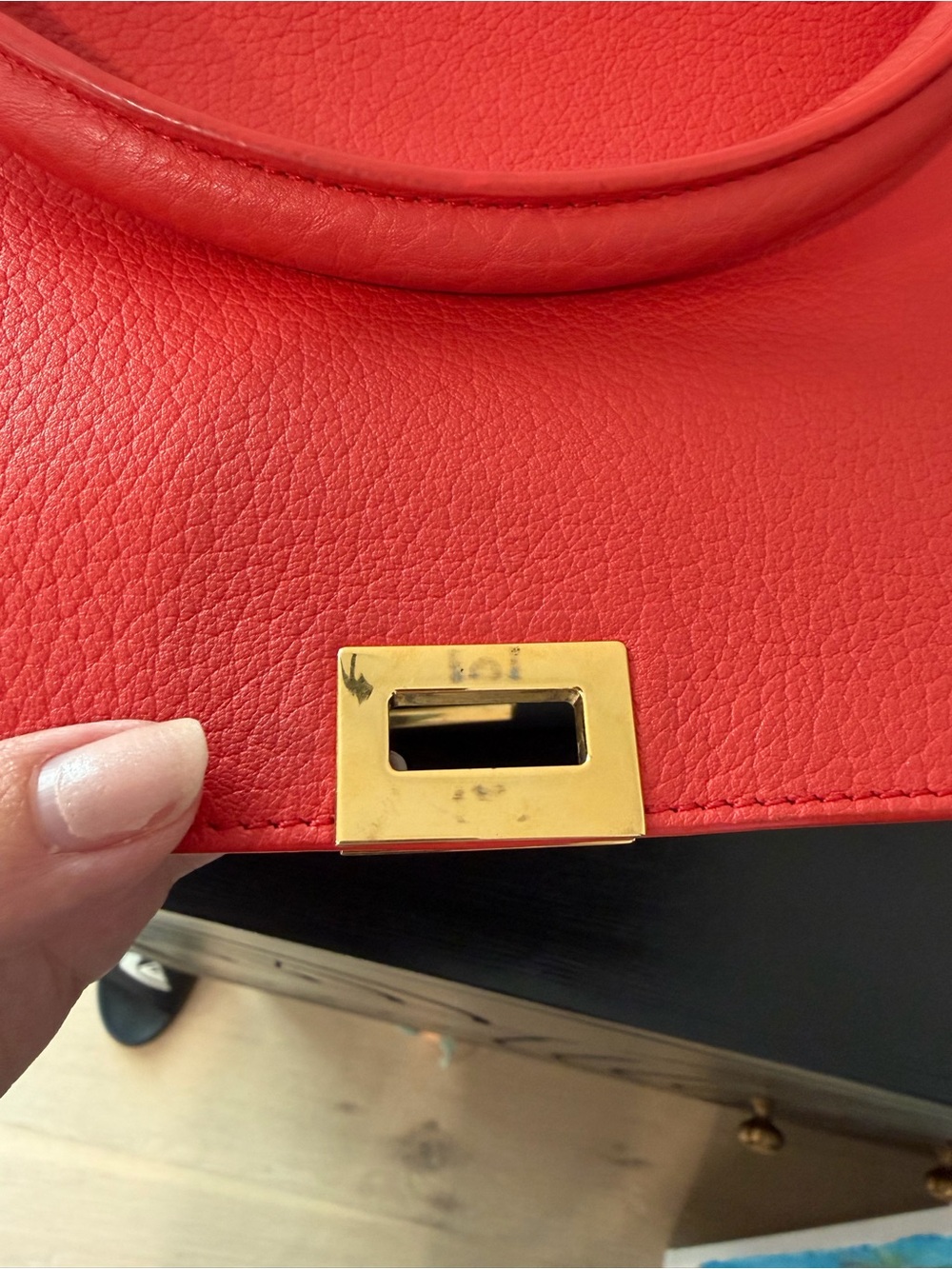 Celine Tricolor Trapeze Bag Leather - Picture 13 of 13
